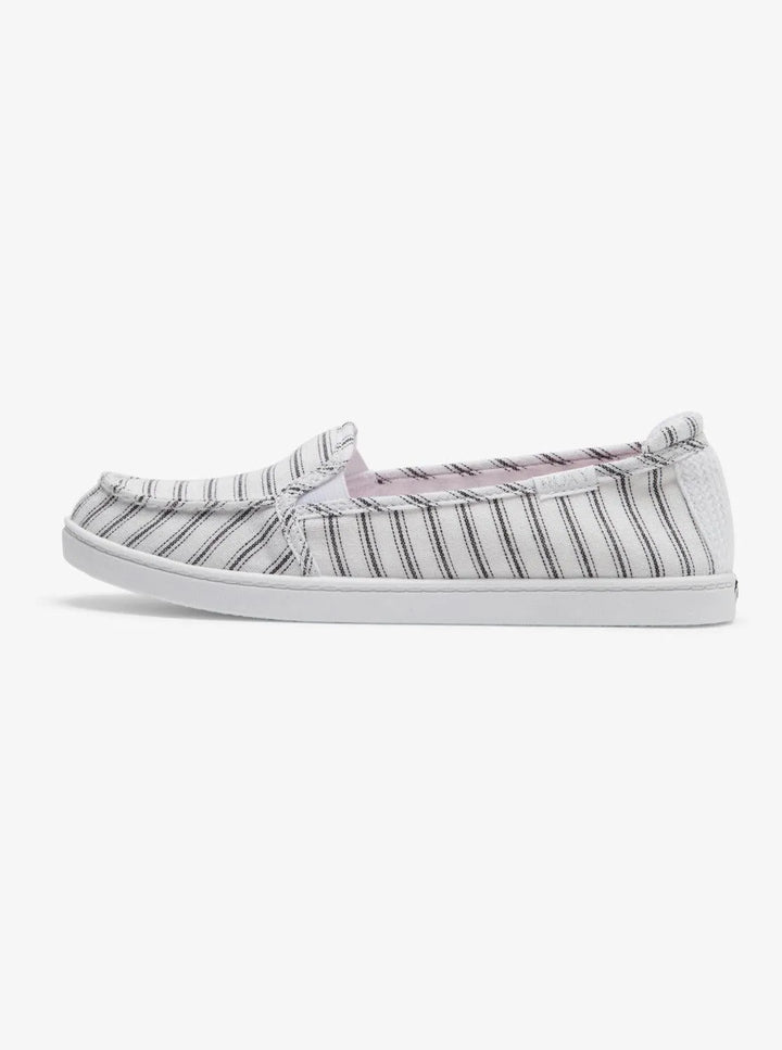 Roxy Women's Minnow Vii Shoes Final Sale White/Black Pinstripe pic 12 | SoHa Surf Shop