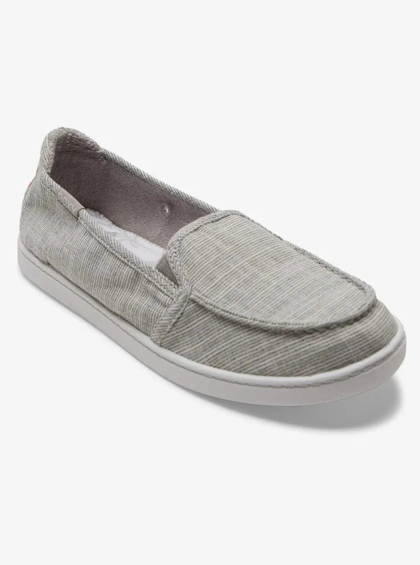 Roxy Women's Minnow VII Slip On Shoes Cool Grey pic 1 | SoHa Surf Shop