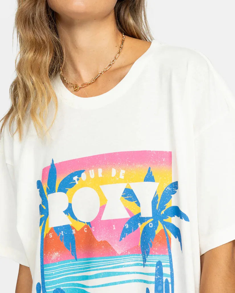 Roxy Women's Tour De Roxy Oversized Tee - SoHa Surf Shop