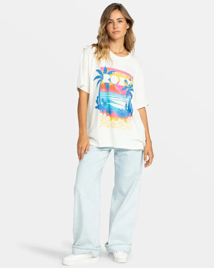 Roxy Women's Tour De Roxy Oversized Tee - SoHa Surf Shop