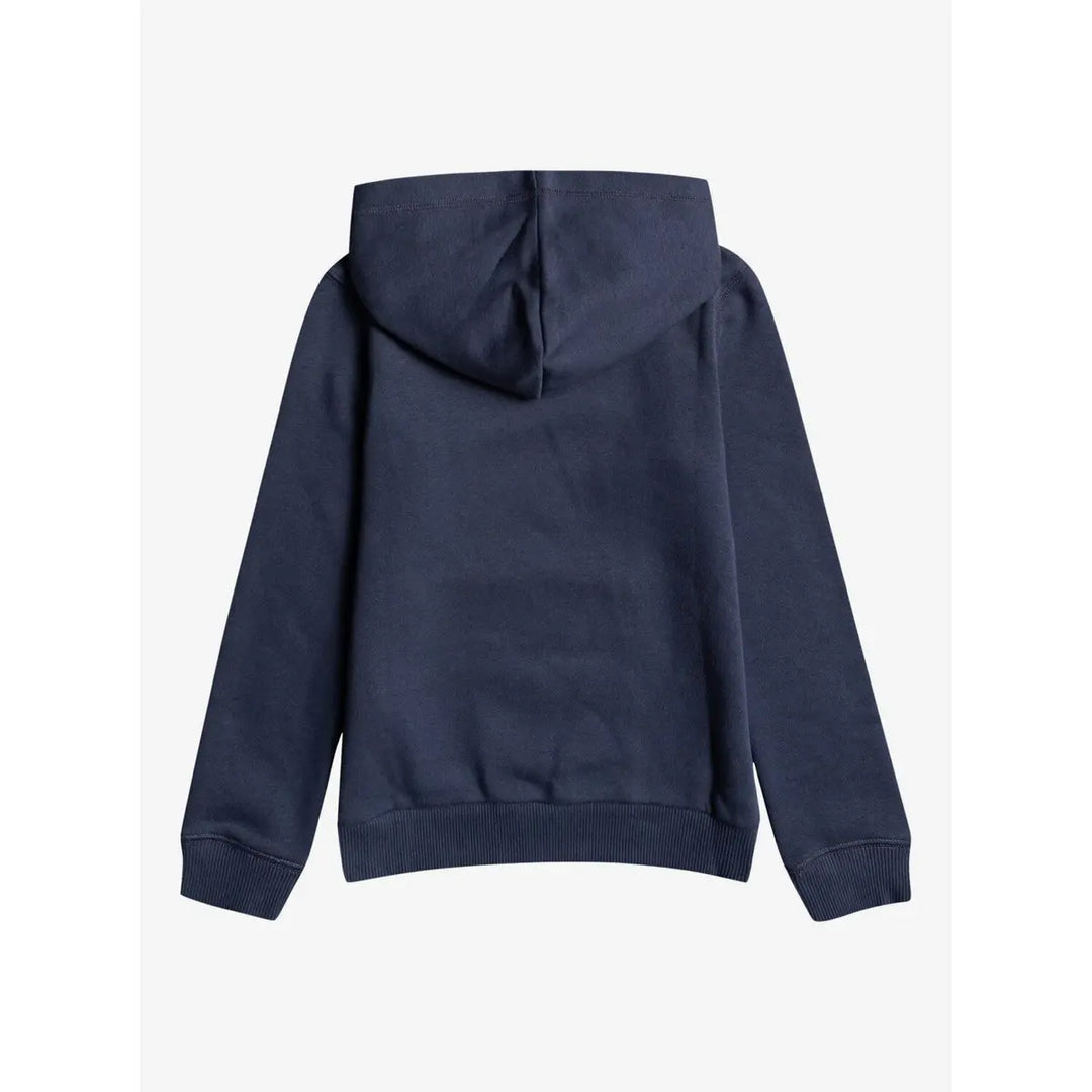 Roxy Girls Hope You Know Pullover Hoodie - back view, Mood Indigo