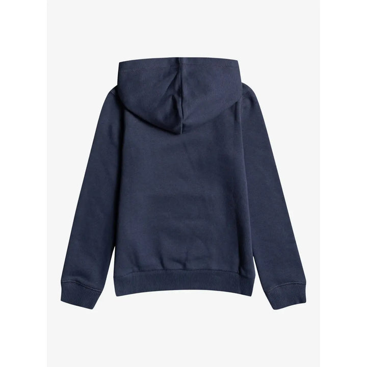 Roxy Girls Hope You Know Pullover Hoodie - back view, Mood Indigo