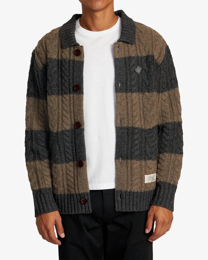 RVCA Men’s Chefs Kiss Cardigan - SoHa Surf Shop