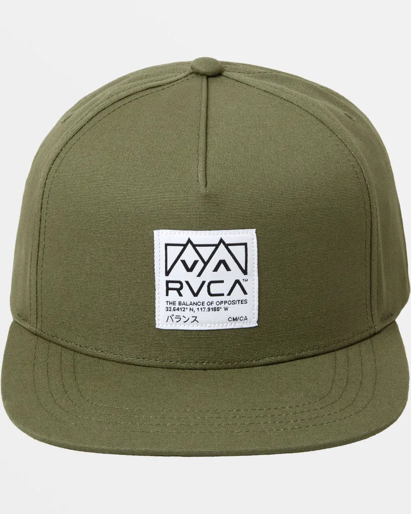 RVCA Men’s Peaks Snapback Hat - SoHa Surf Shop