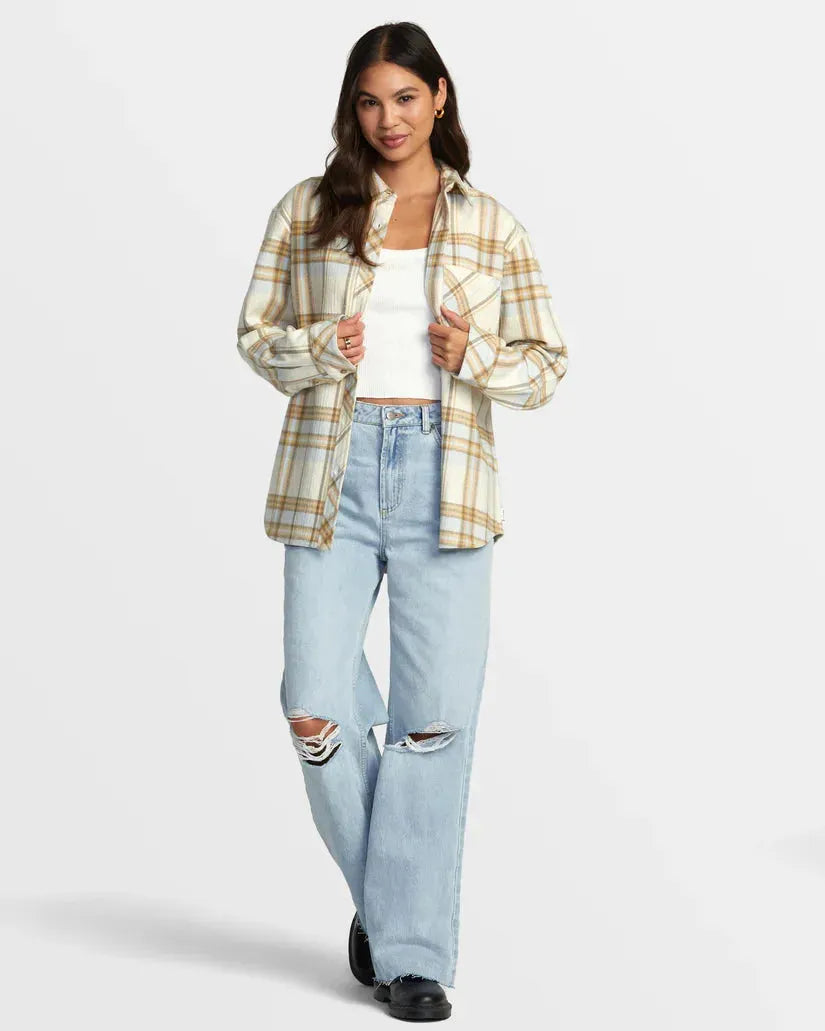RVCA Women's Breeze Flannel Long Sleeve – Fast Shipping