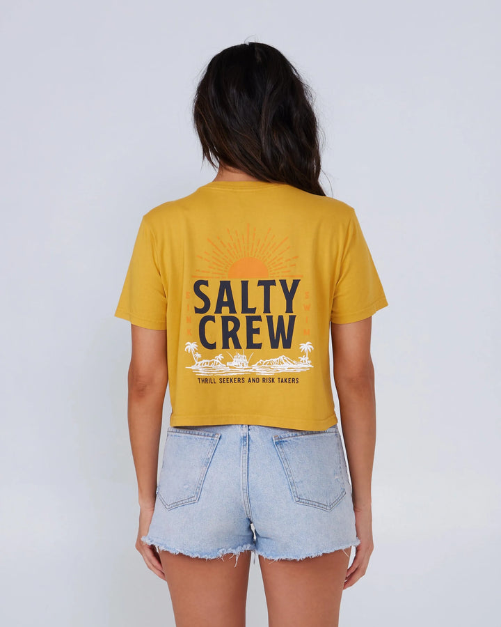 Salty Crew Women's Cruisin Crop Tee - SoHa Surf Shop