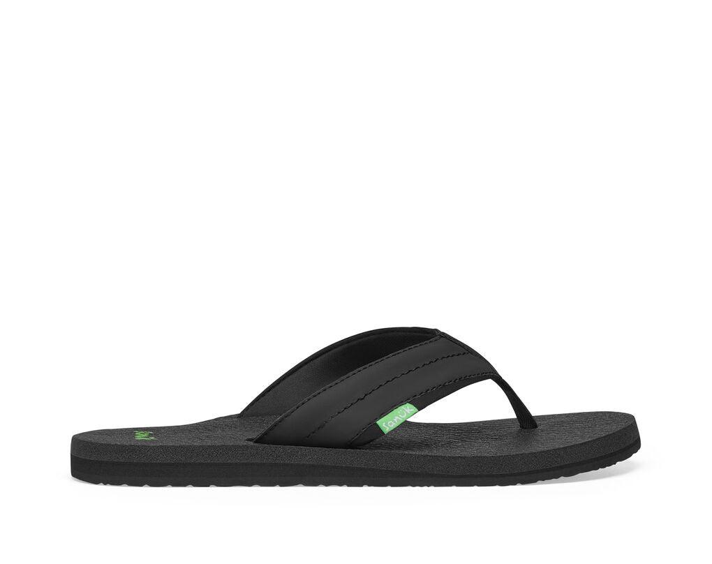 Sanuk - Men’s Beer Cozy 2 Sandals Black pic 1 - The Shoe Collective