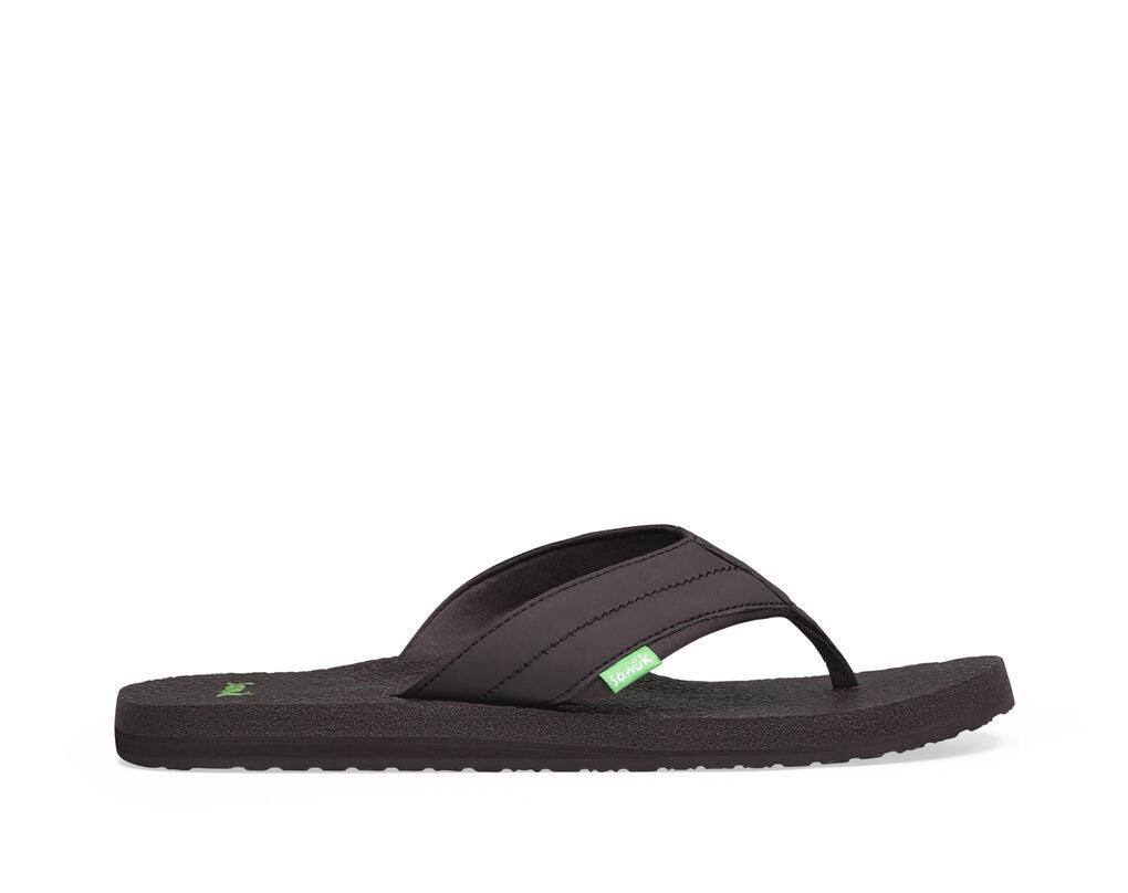 Sanuk - Mens Beer Cozy 2 Sandals Dark Brown pic 1 - The Shoe Collective