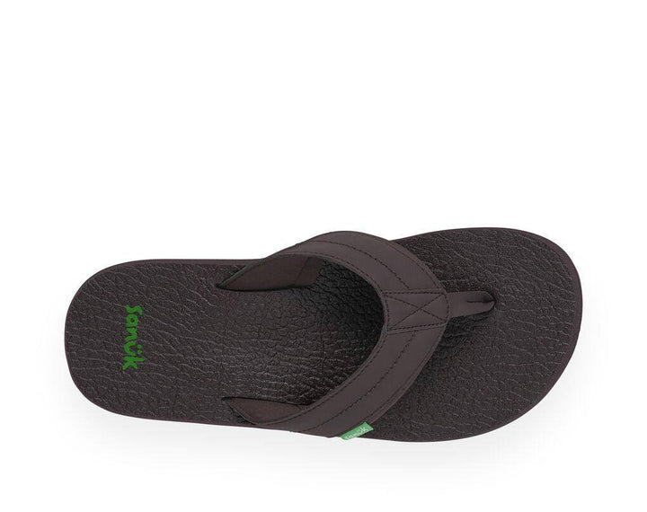 Sanuk - Mens Beer Cozy 2 Sandals Dark Brown pic 8 - The Shoe Collective