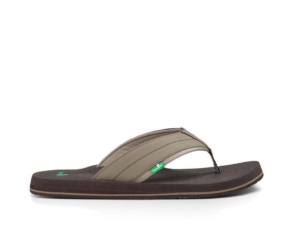 Sanuk - Mens Beer Cozy 2 Sandals Dark Brown pic 10 - The Shoe Collective