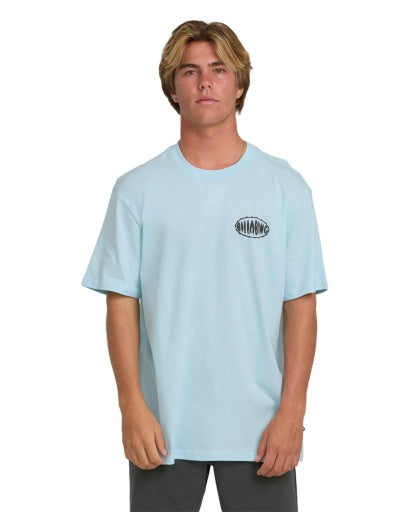 Billabong Men's Nanda Ormond Burleigh Heads Premium Short Sleeve Tee Coastal Blue