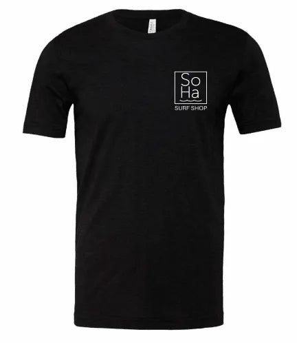 SoHa Square Logo Shirt Black - SoHa Surf Shop