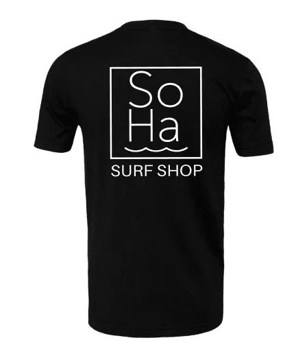 SoHa Square Logo Shirt Black - SoHa Surf Shop