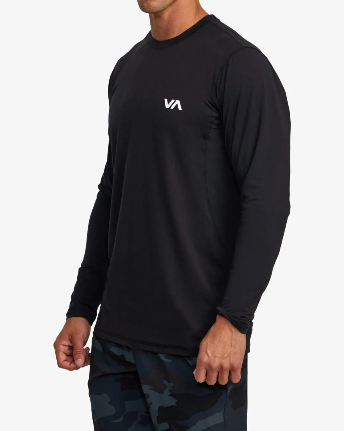 ☆RVCA☆ SURF SHIRT LONG SLEEVE SURF TEE RVCA Surf Shirt Long Sleeve Surf Tee - Black – Sand 'n Surf