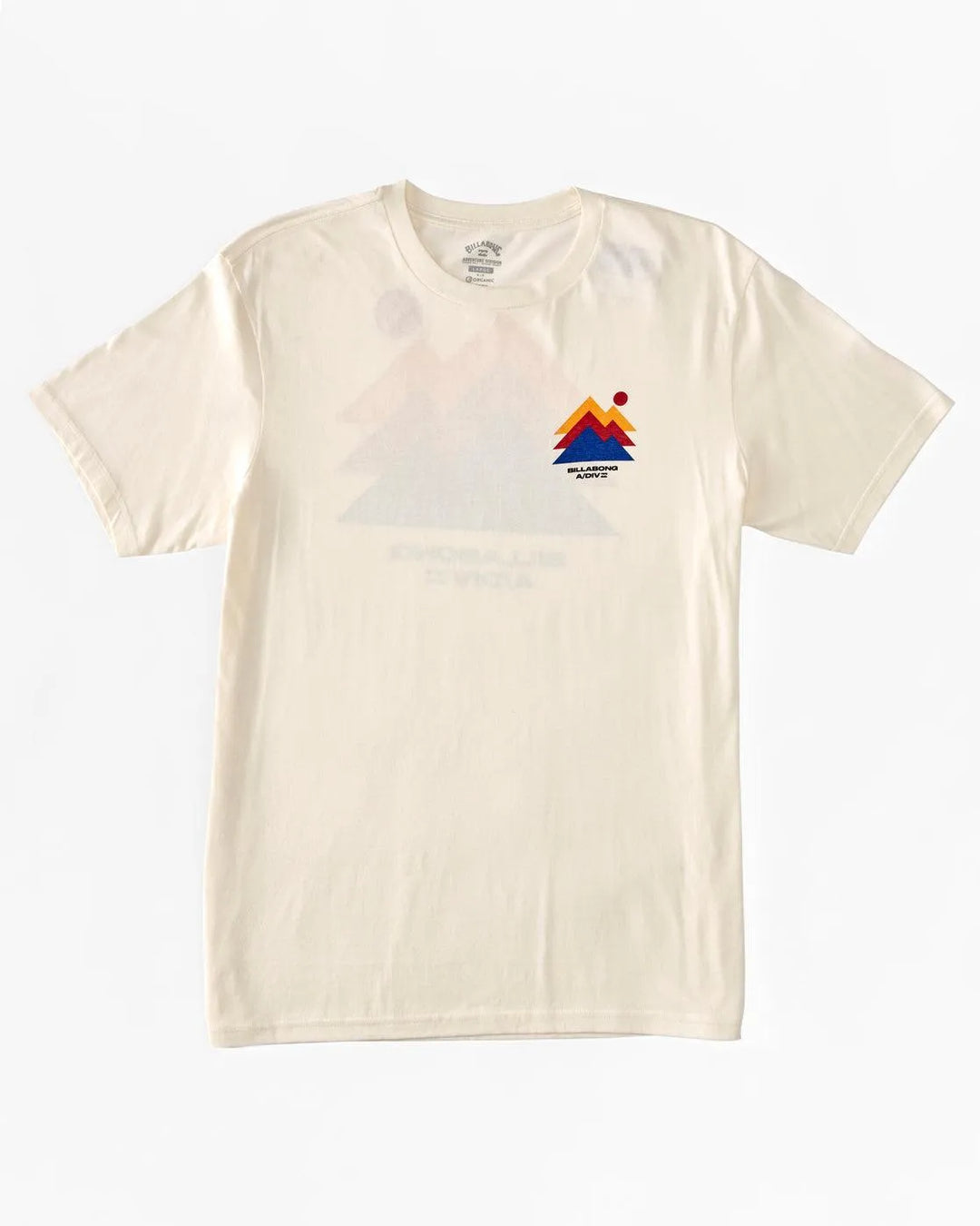 Billabong Men's Stepped Tshirt Off White pic 5 | SoHa Surf Shop