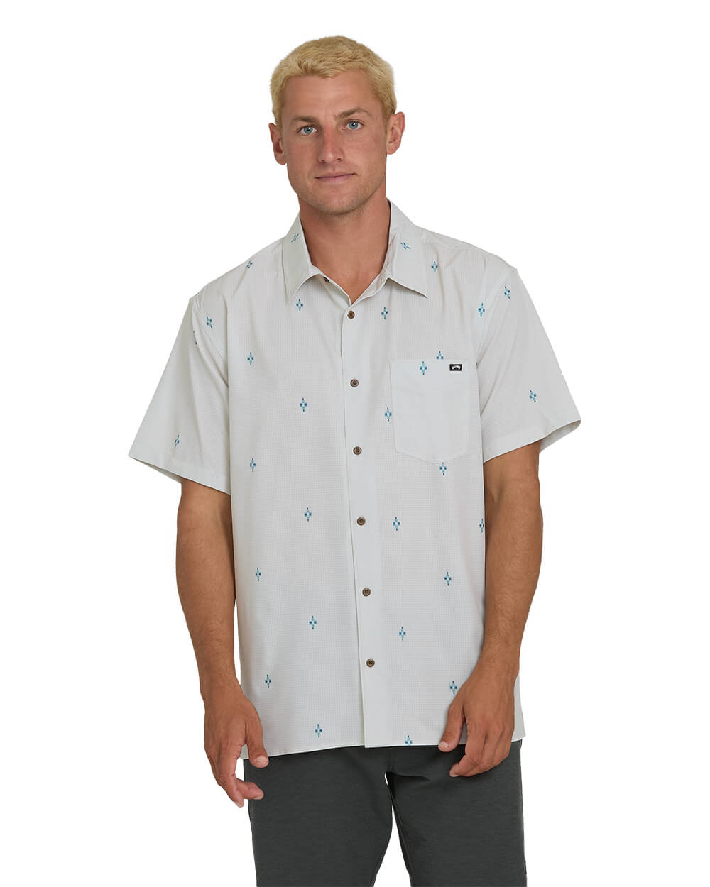 Billabong ADIV Surftrek Performance Short Sleeve Shirt Oatmeal