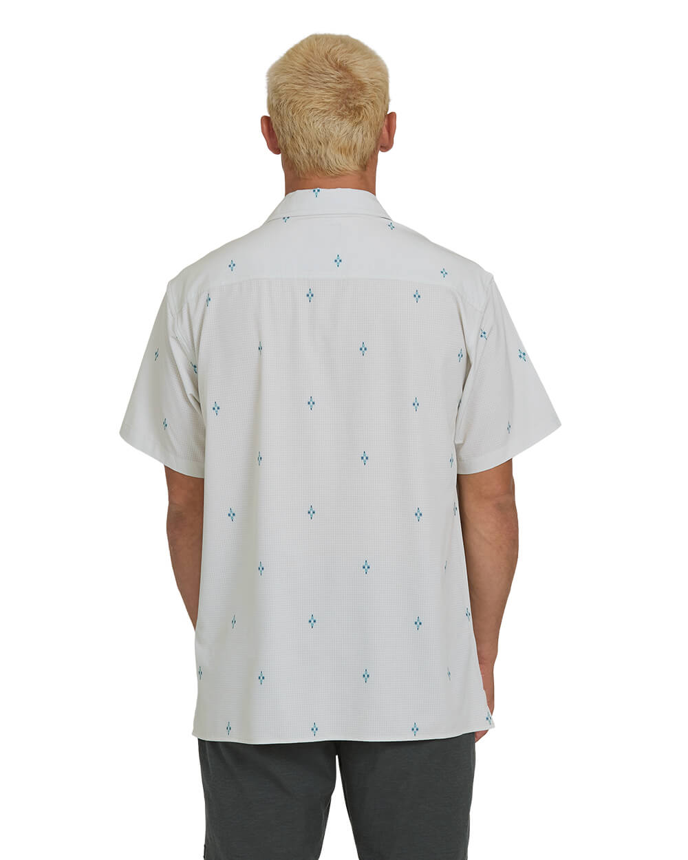 Billabong ADIV Surftrek Performance Short Sleeve Shirt Oatmeal back