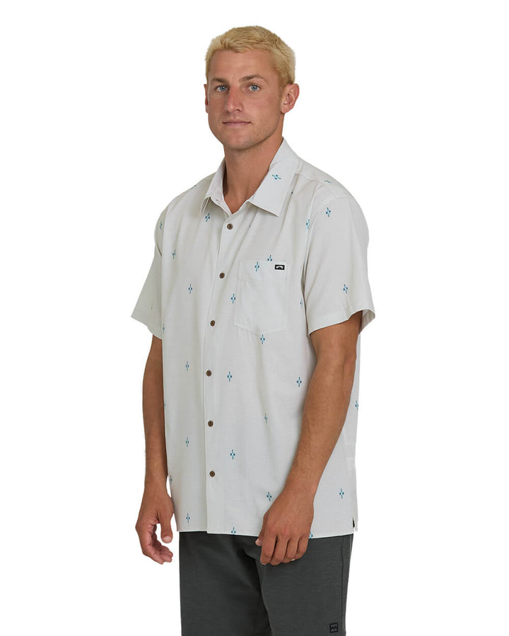 Billabong ADIV Surftrek Performance Short Sleeve Shirt Oatmeal side