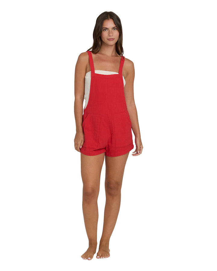 Billabong Women’s Beach Crush Overall - Fiesta Red