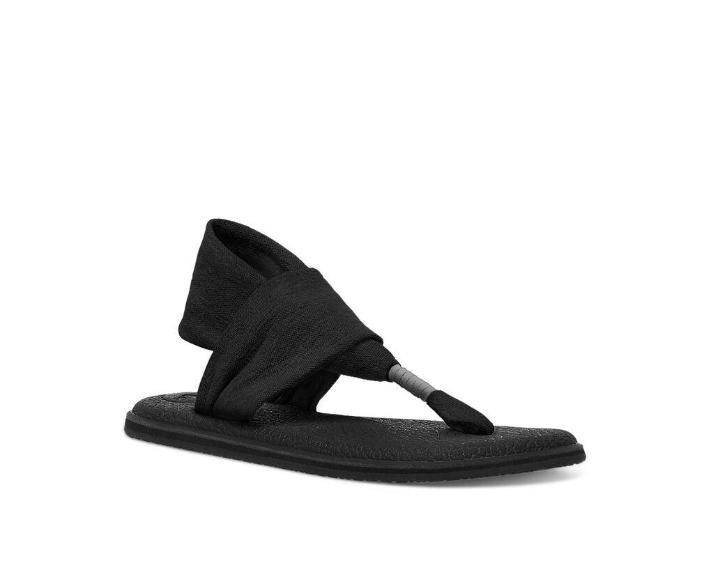 Sanuk Women's Yoga Sling 2 Sandal Final Sale Black pic 1 | SoHa Surf Shop