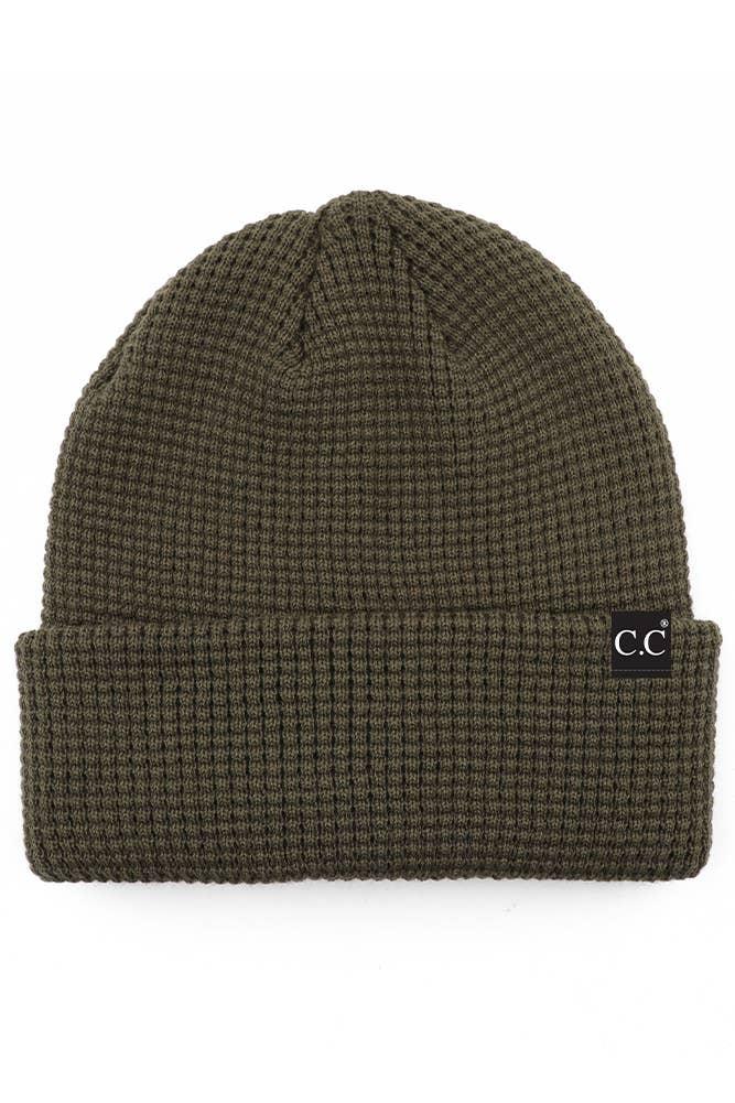 C.C Slouchy Cuff Beanie Hat FINAL SALE