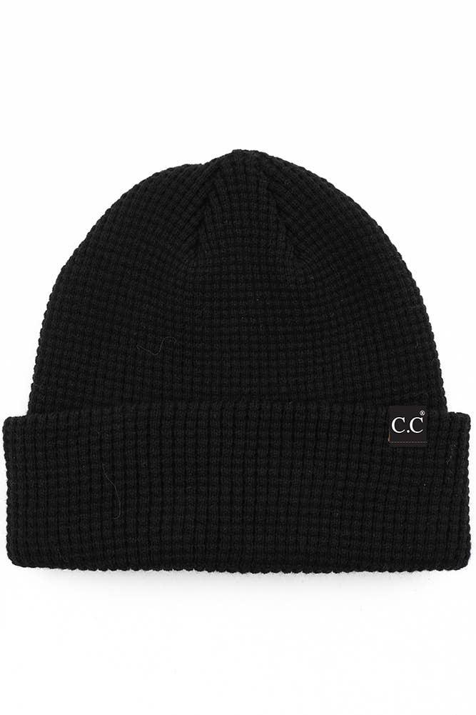 C.C Slouchy Cuff Beanie Hat FINAL SALE