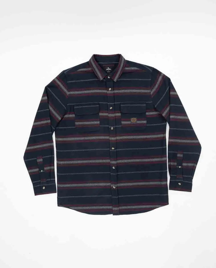 Steamzee Flannel Shirt Final Sale Navy pic 4 | SoHa Surf Shop